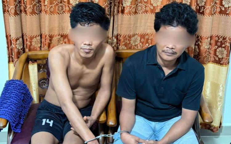 Dua Pengedar Sabu Dibekuk, Polsek Mandau Sita 9 Paket Barang Bukti